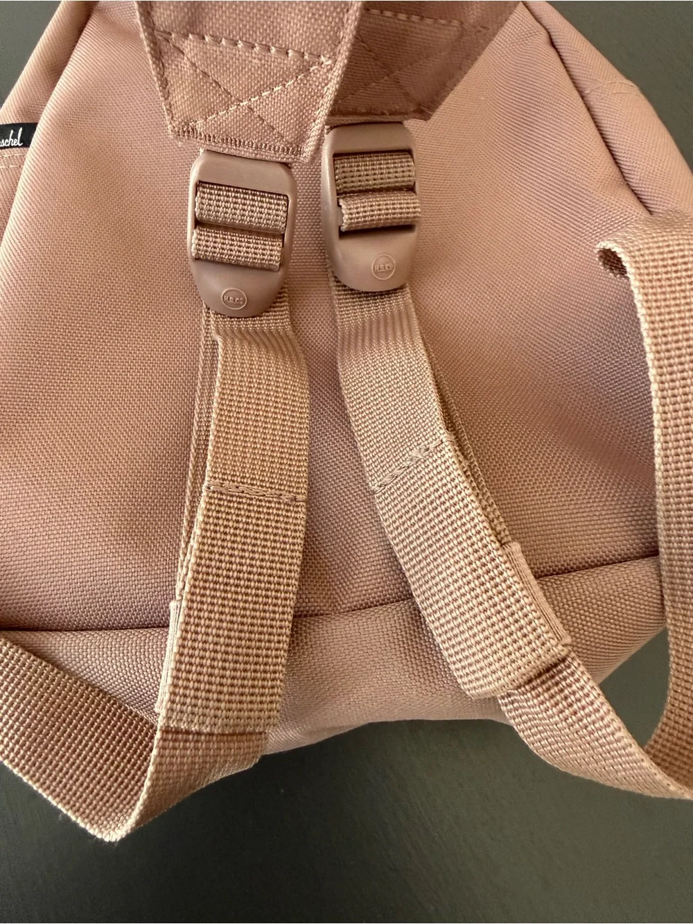 Herschel Supply Company Dusty Pink Mini Backpack with Gold Hardware